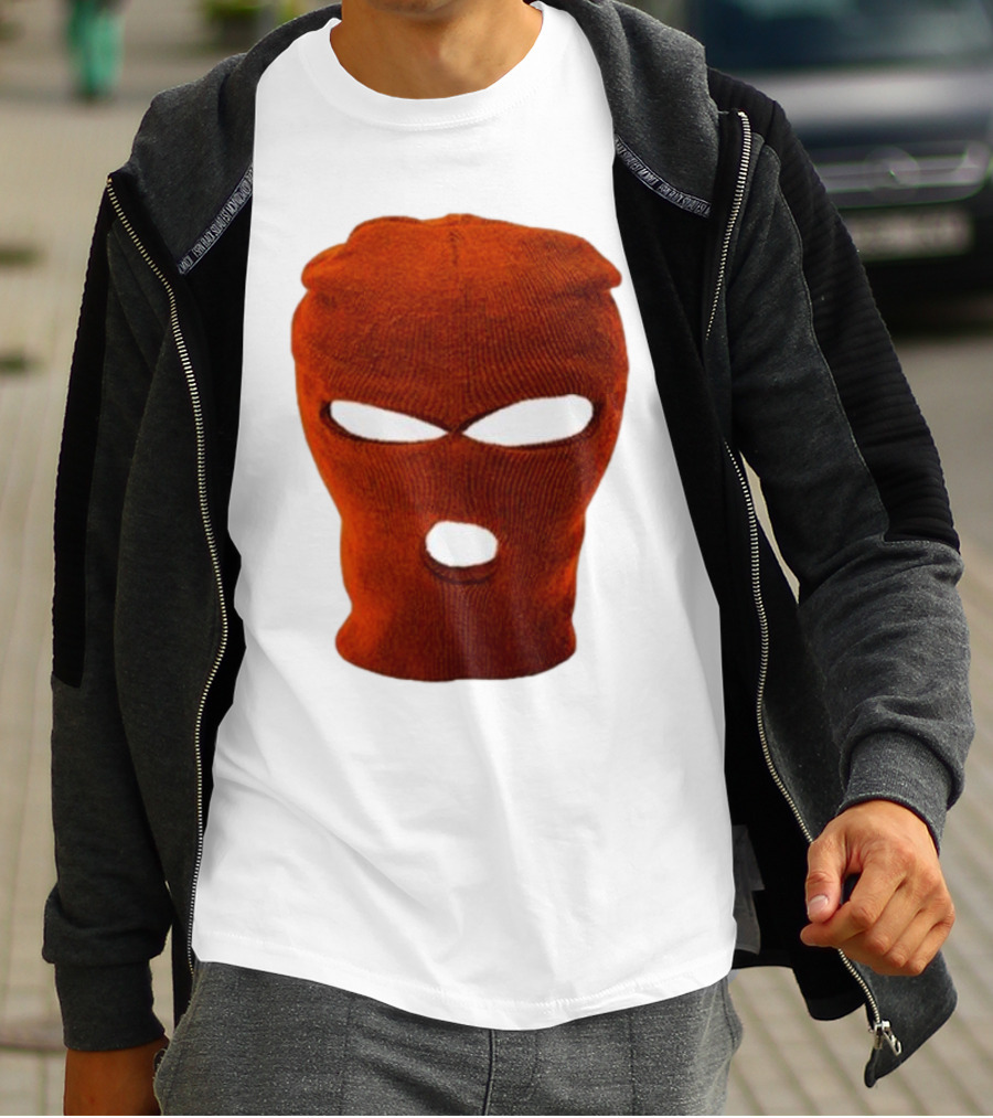 Nobigdyl Rob Hell Red Ski Mask T-Shirt
