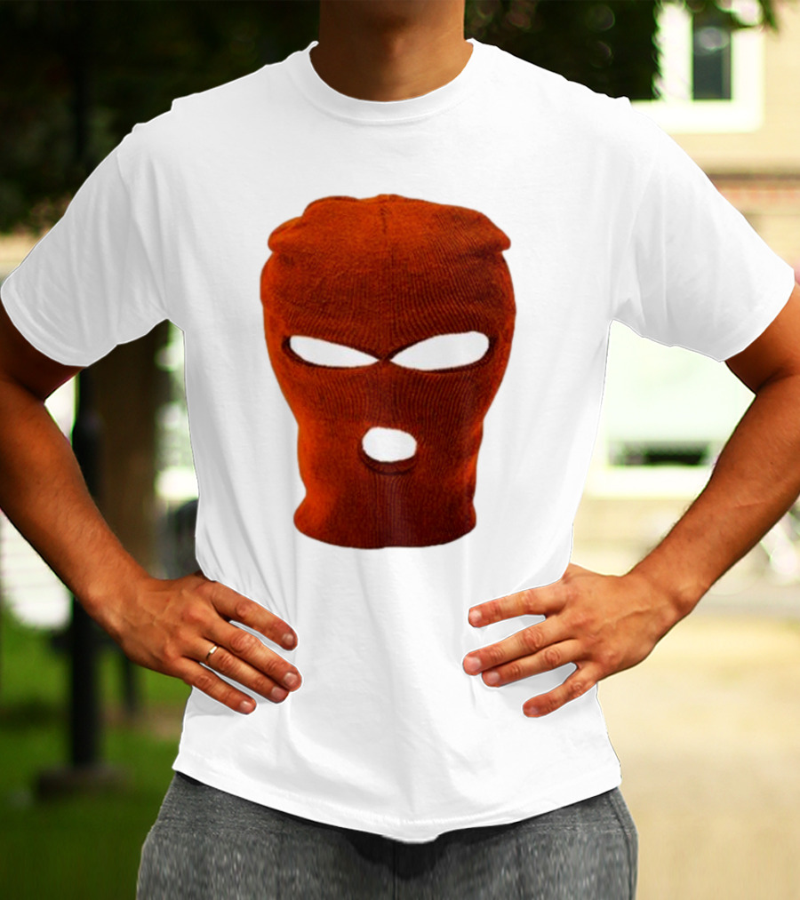 Nobigdyl Rob Hell Red Ski Mask T-Shirt