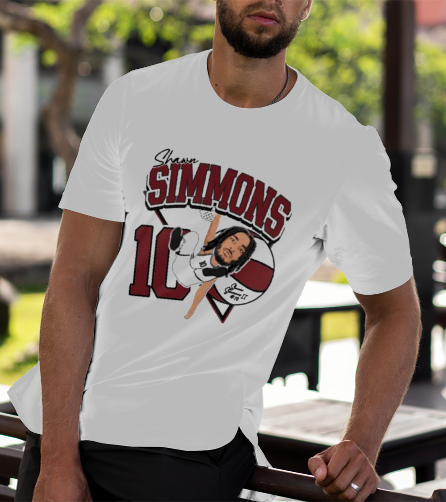 Shawn Simmons Dunking Basketball Number 10 St Joe’s Forward T-Shirt