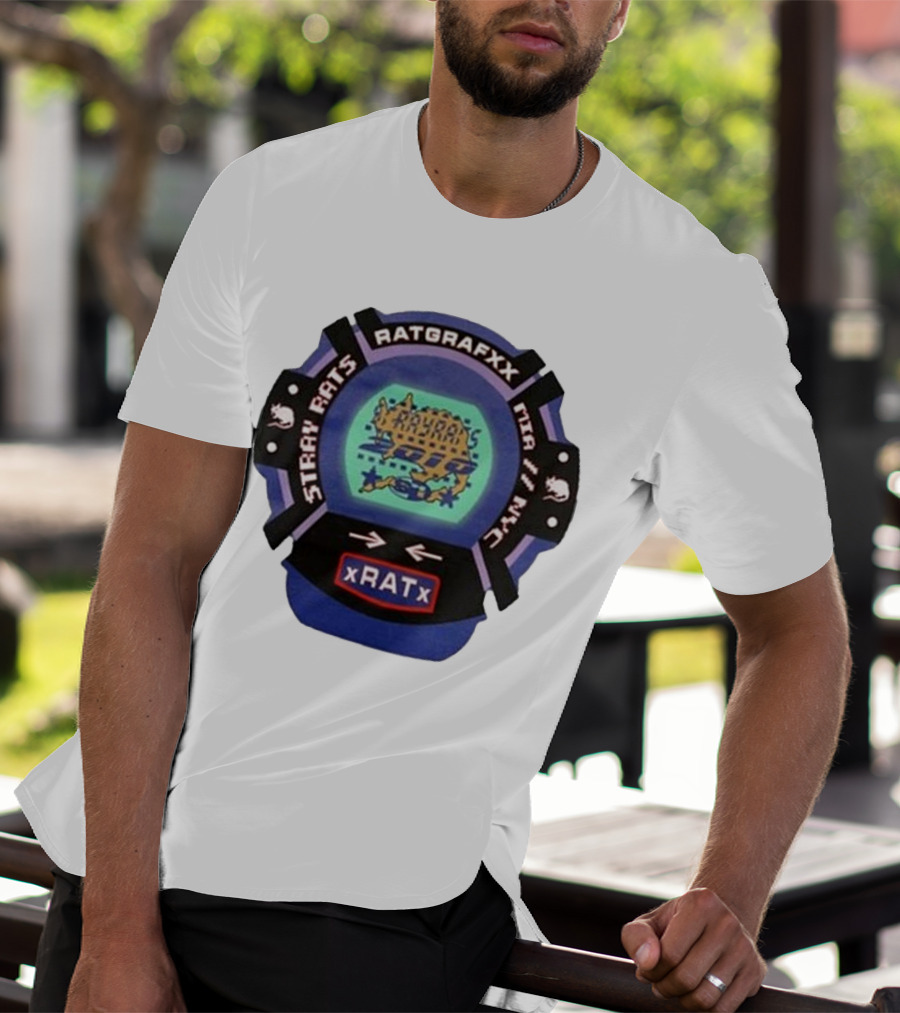 Stray Rats Ratgrafxx MTA II NYC XRATx T-Shirt