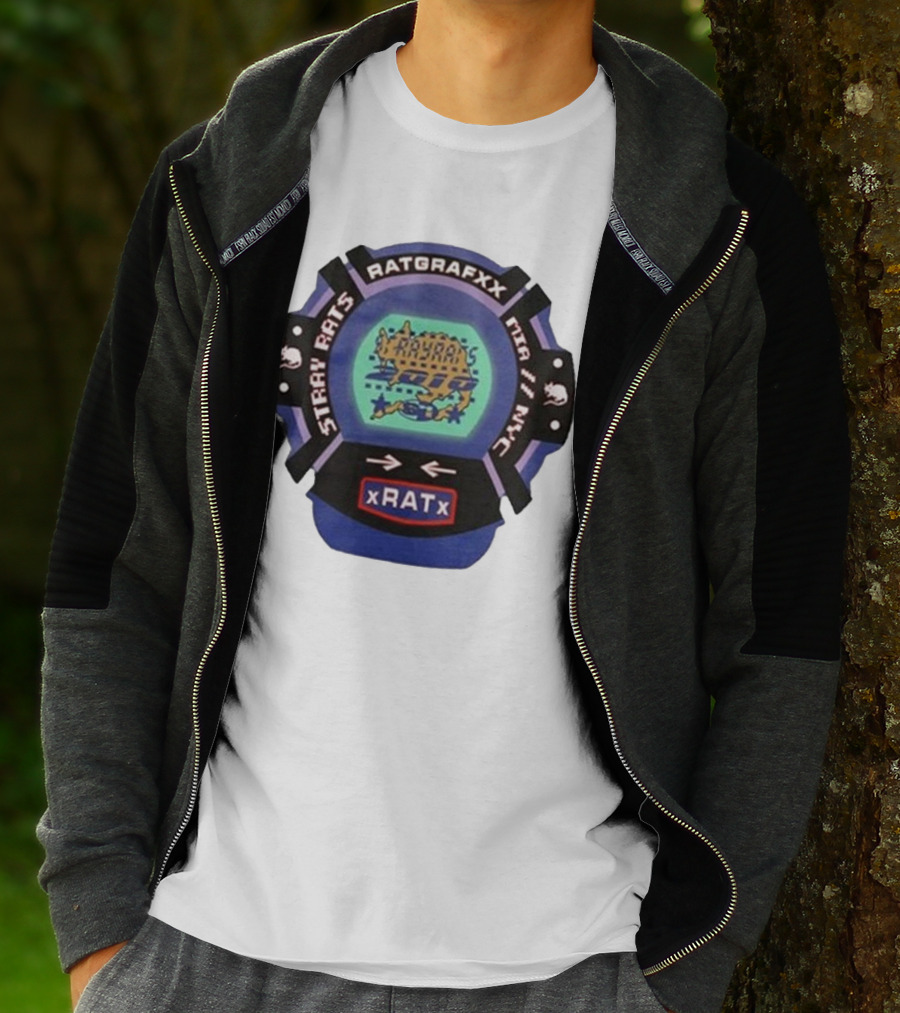 Stray Rats Ratgrafxx MTA II NYC XRATx T-Shirt