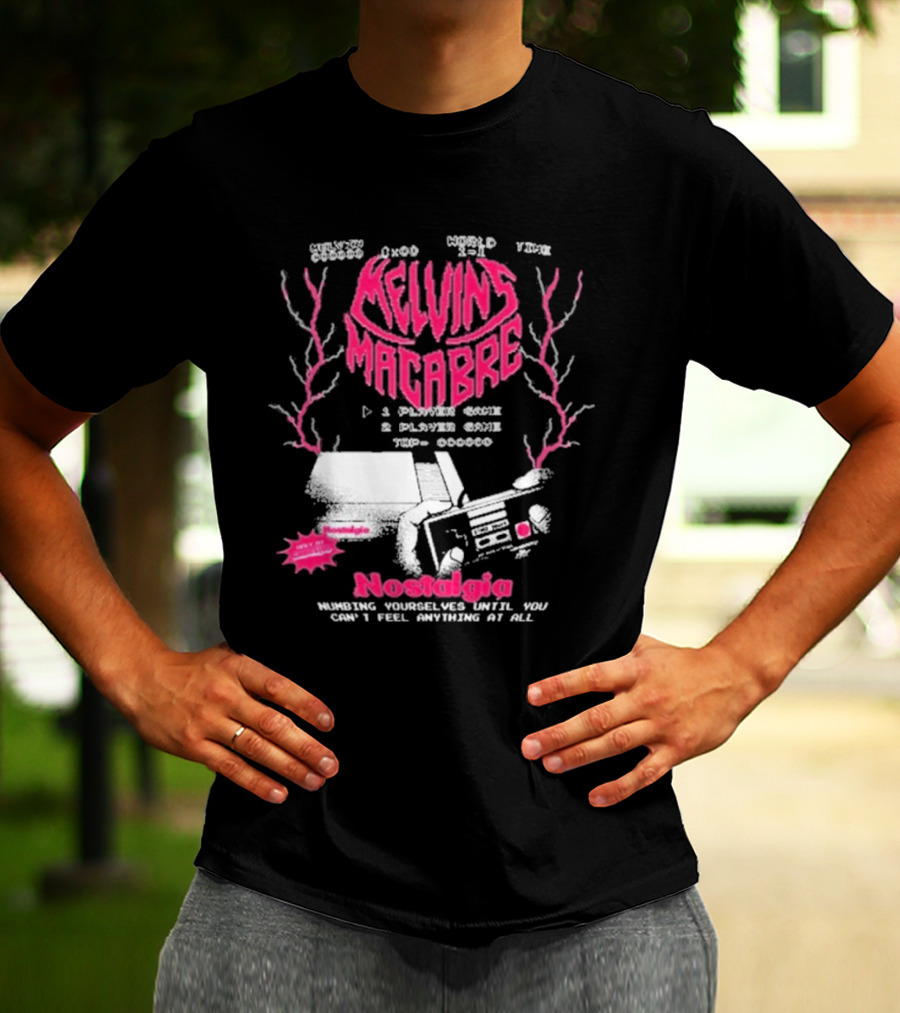 Melvins Macabre Nostalgia Numbing Yourself World View Meatcanyon 1 Player 2 Player Game 000000 T-Shirt