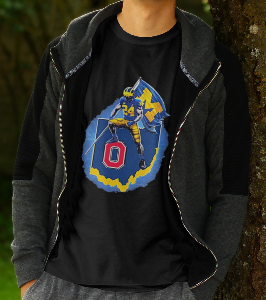 Michigan Victory Over Ohio Four Consecutive Wins Football Rivalry T-Shirt