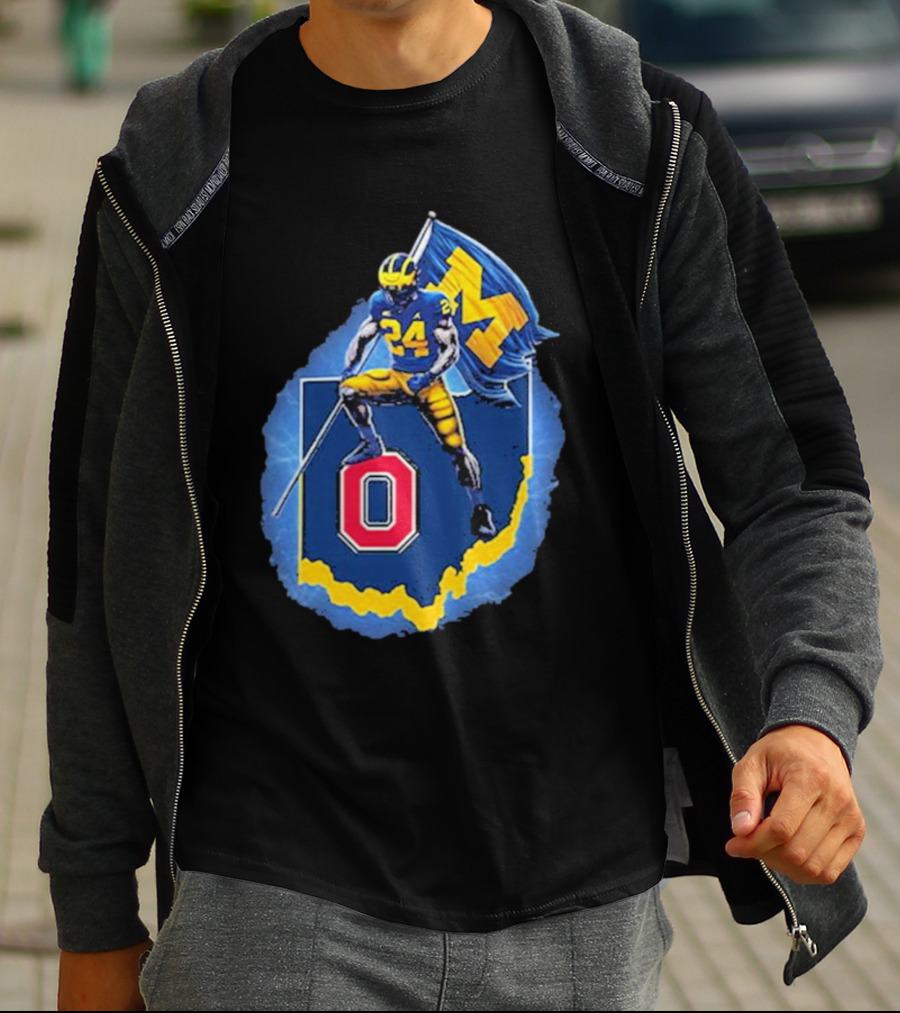 Michigan Victory Over Ohio Four Consecutive Wins Football Rivalry T-Shirt