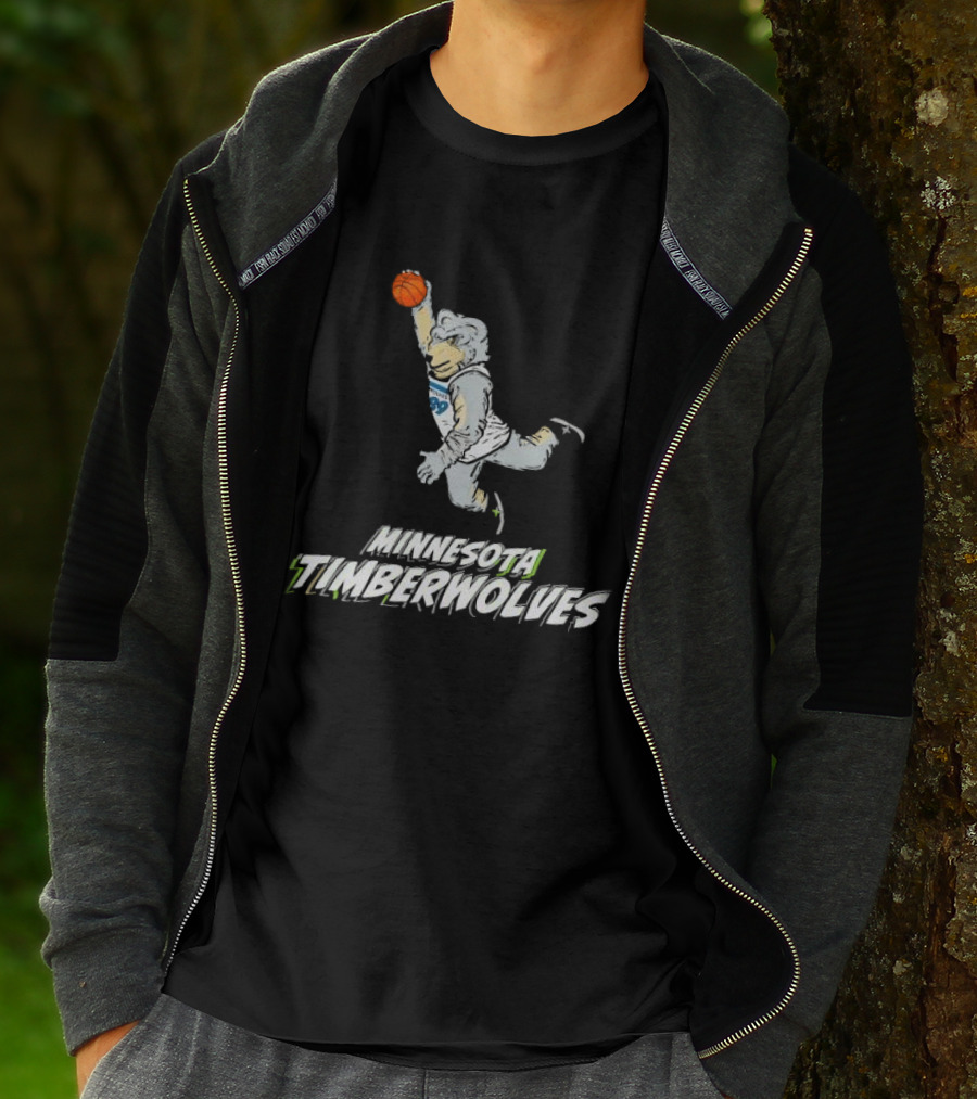 Minnesota Timberwolves Stadium Essentials Youth Mascot Slam Dunk T-Shirt