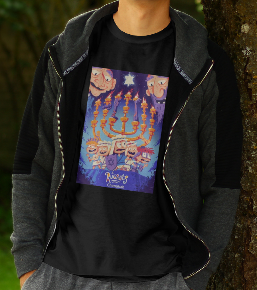 Mondo Debuts A Rugrats Chanukah With Menorah Adventure T-Shirt