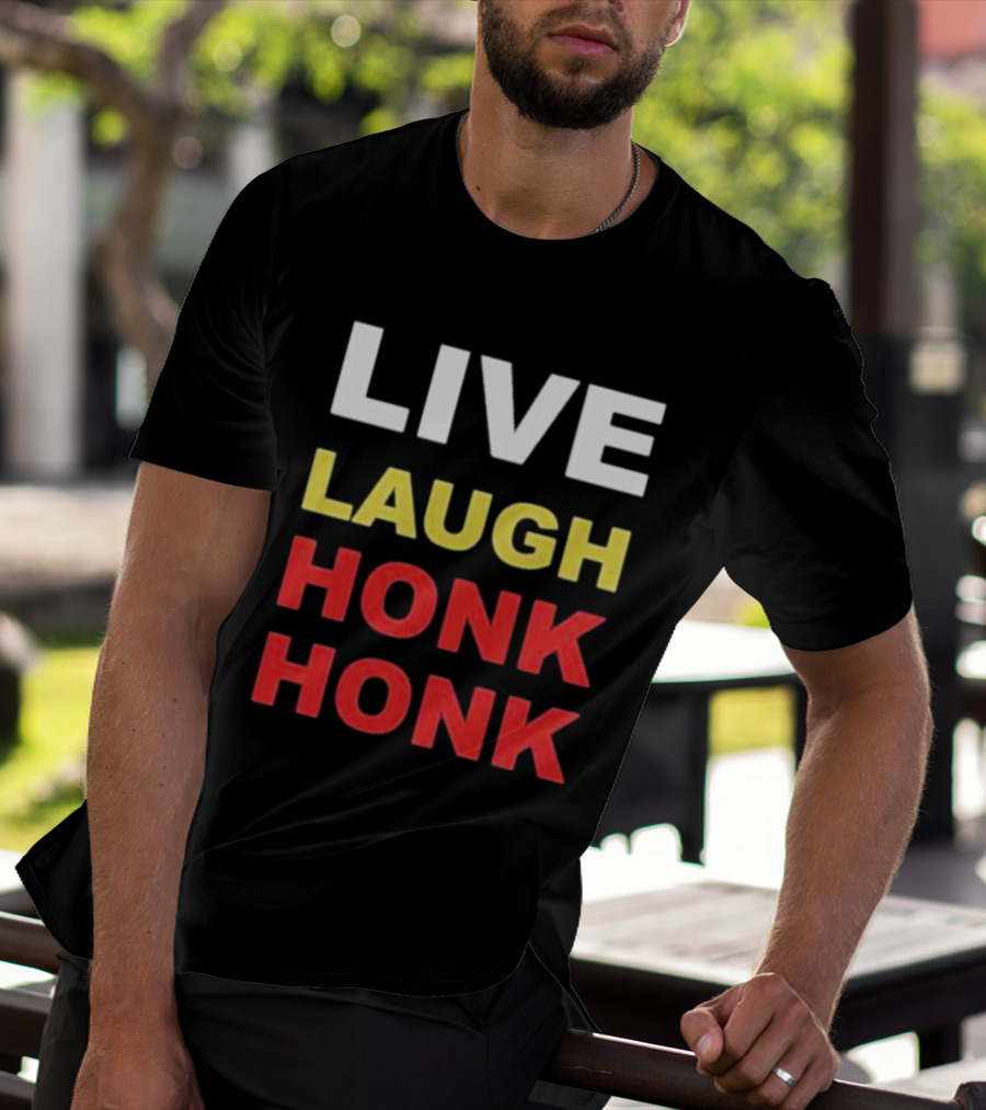 Tank Ledger Live Laugh Honk Honk Funny Clown Meme T-Shirt