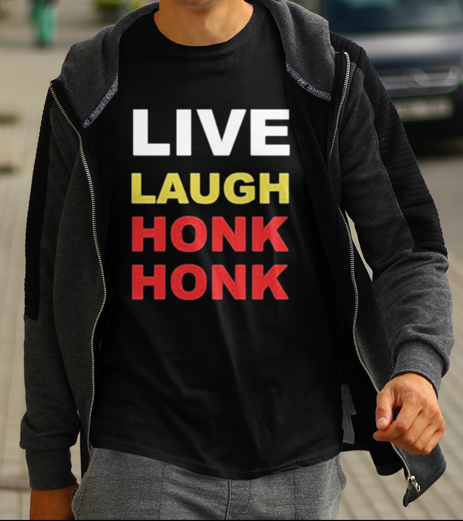 Tank Ledger Live Laugh Honk Honk Funny Clown Meme T-Shirt