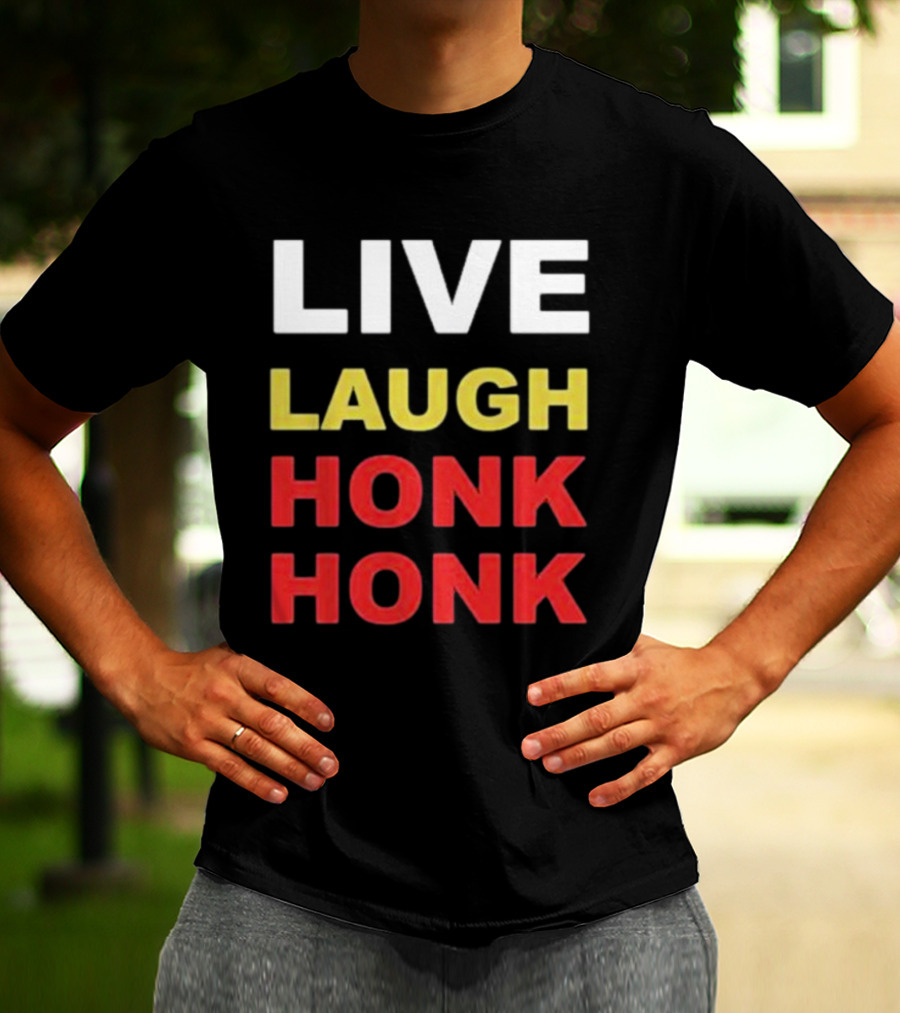 Tank Ledger Live Laugh Honk Honk Funny Clown Meme T-Shirt
