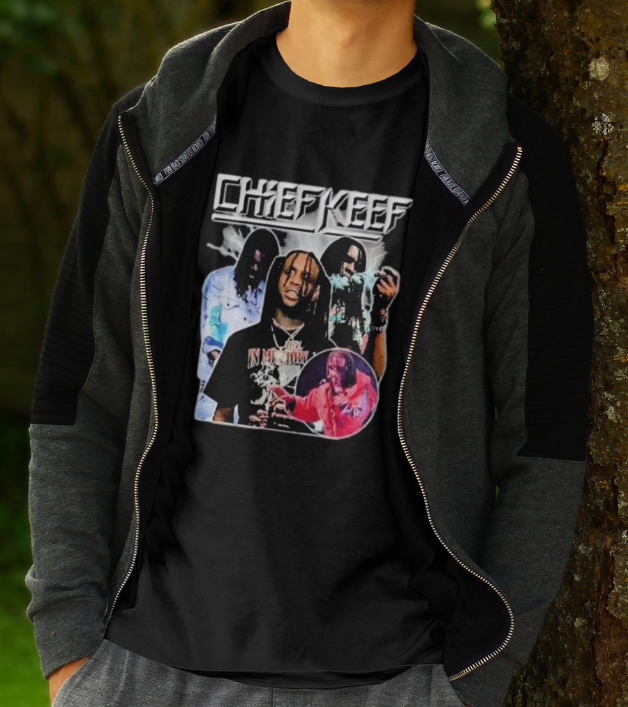 Chief Keef Collage Smoke And Red T-Shirt