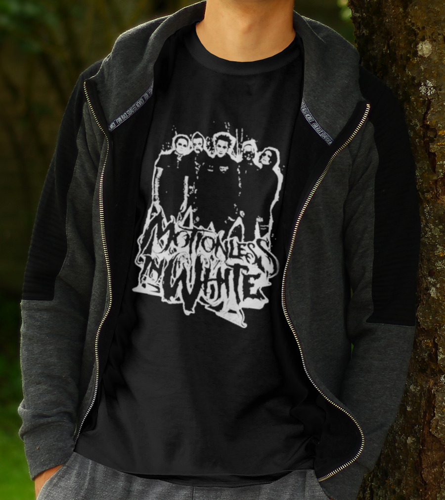 Motionless In White Band Members Paint Splatter T-Shirt