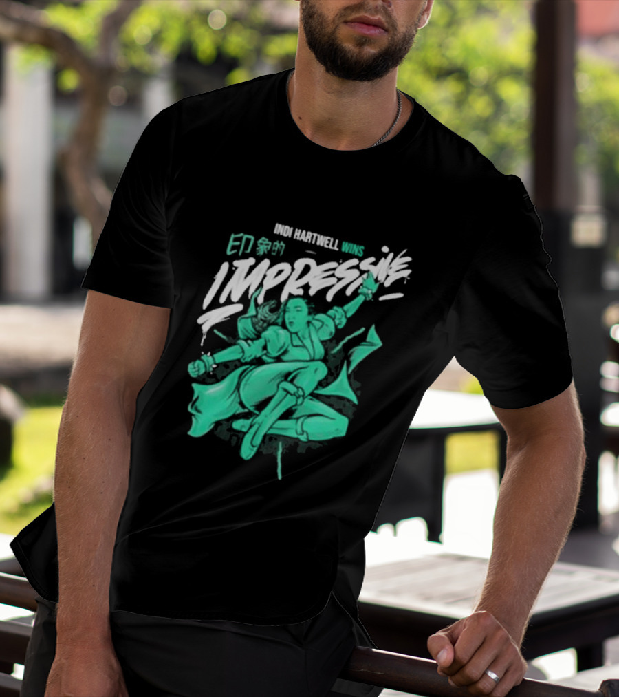 Indi Hartwell Wins Impressive T-Shirt