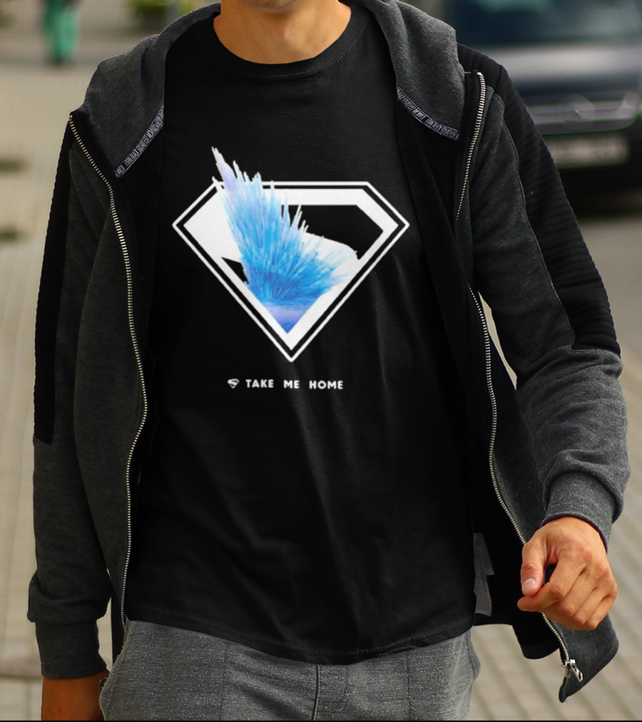 Uperman 2025 Take Me Home Ice Crystal Diamond Emblem T-Shirt