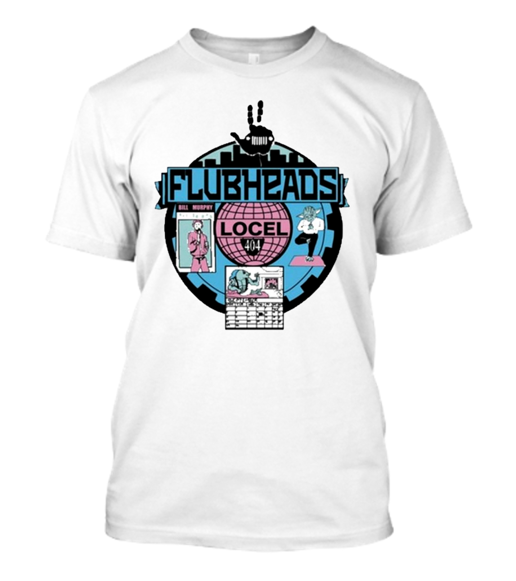 Flubheads Bill Murphy Locel 404 Retro Robot T-Shirt