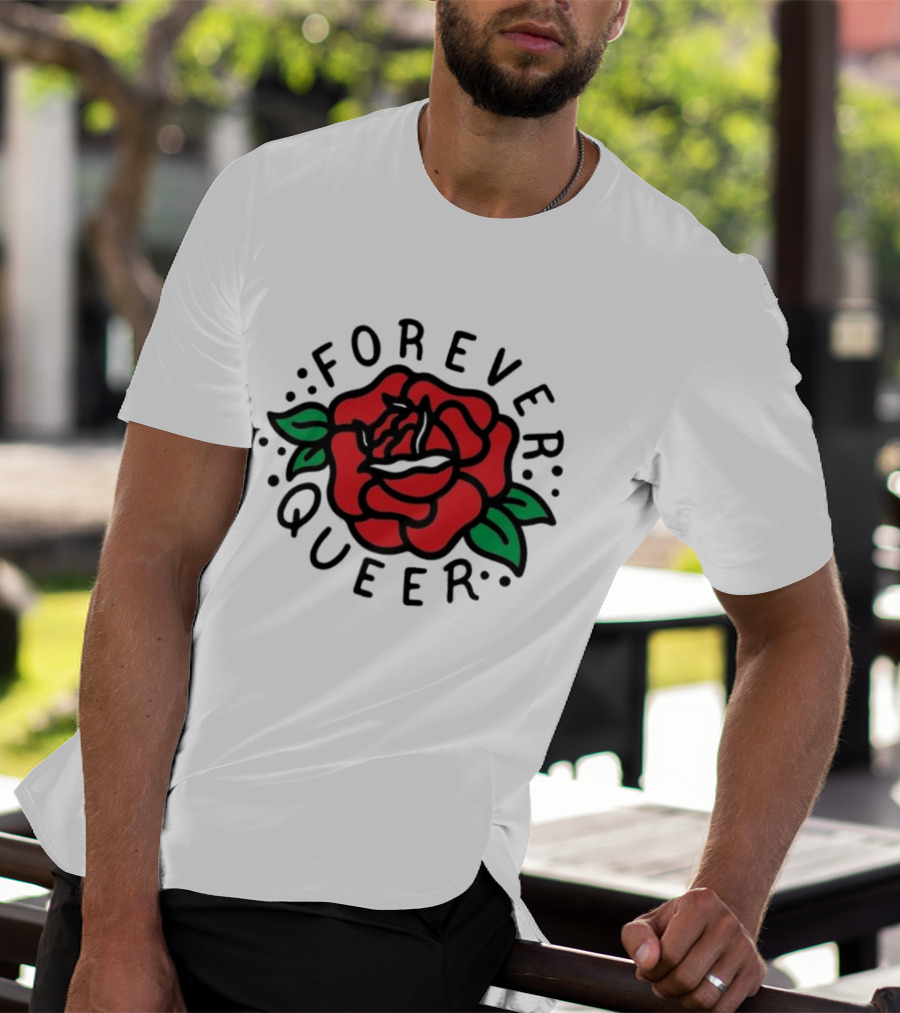 Forever Queer Red Rose T-Shirt