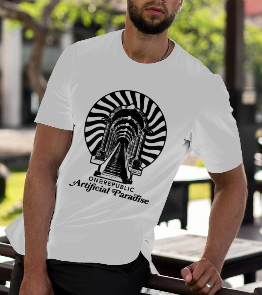 ONEREPUBLIC Artificial Paradise Archway Spiral T-Shirt