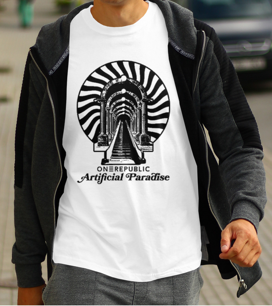 ONEREPUBLIC Artificial Paradise Archway Spiral T-Shirt