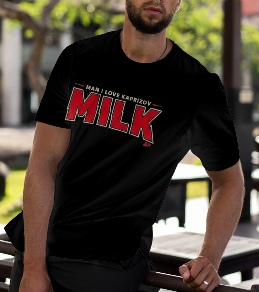 Man I Love Kaprizov MILK T-Shirt
