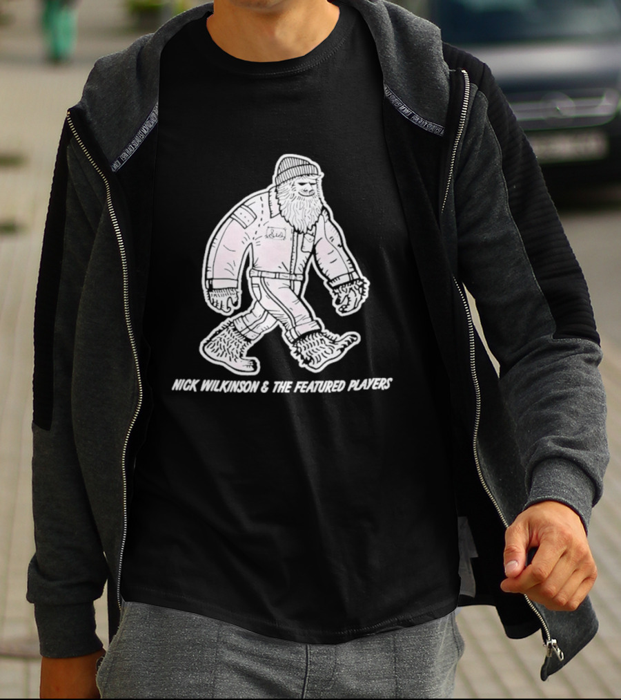 Nick Wilkinson And The Featured Players Bigfoot Lumberjack T-Shirt