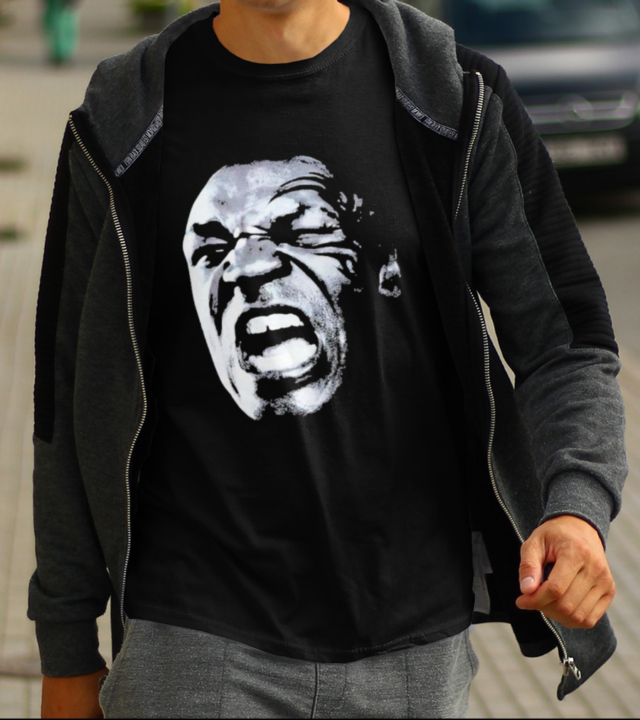 Lean And Mean Mike Tyson Expression Face T-Shirt