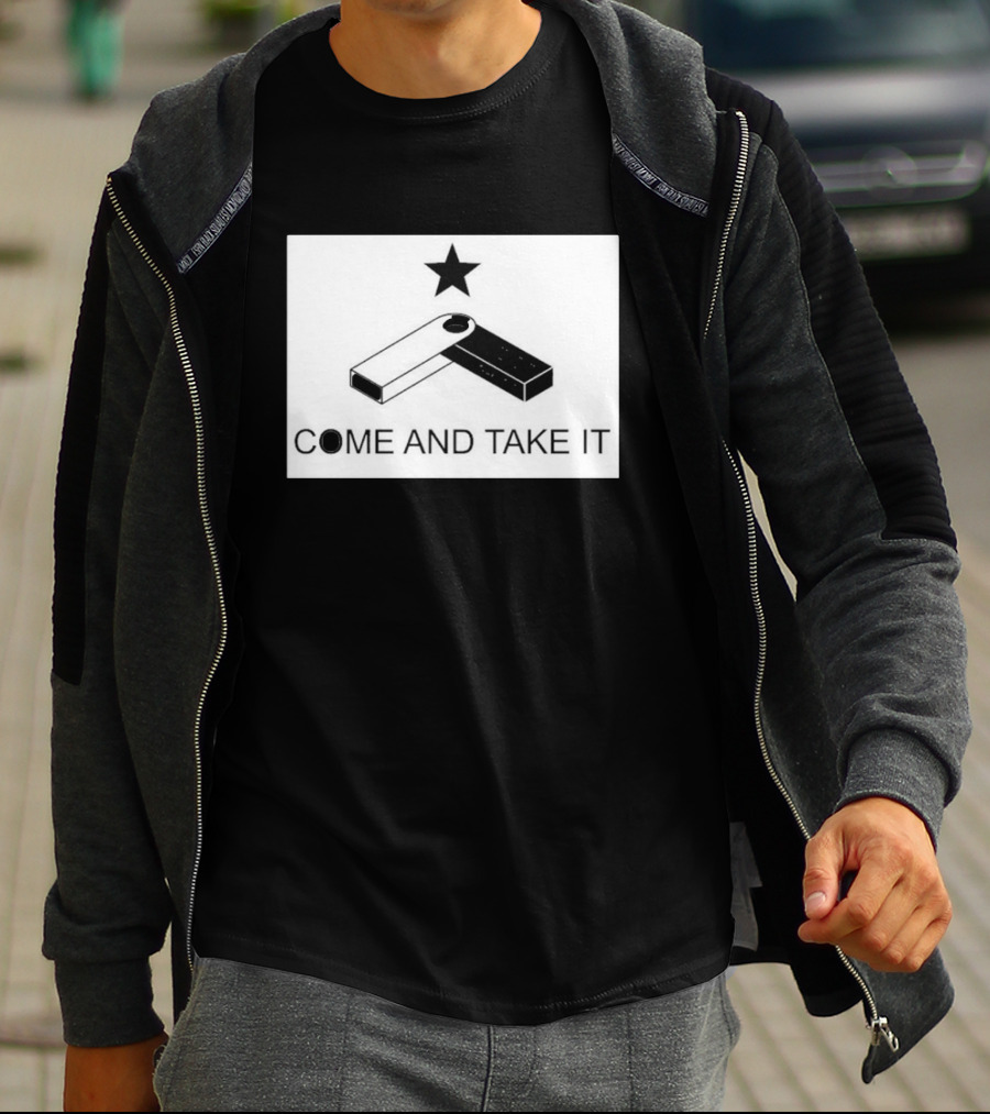 Come And Take It USB Stick Meme By Punk 6529 T-Shirt