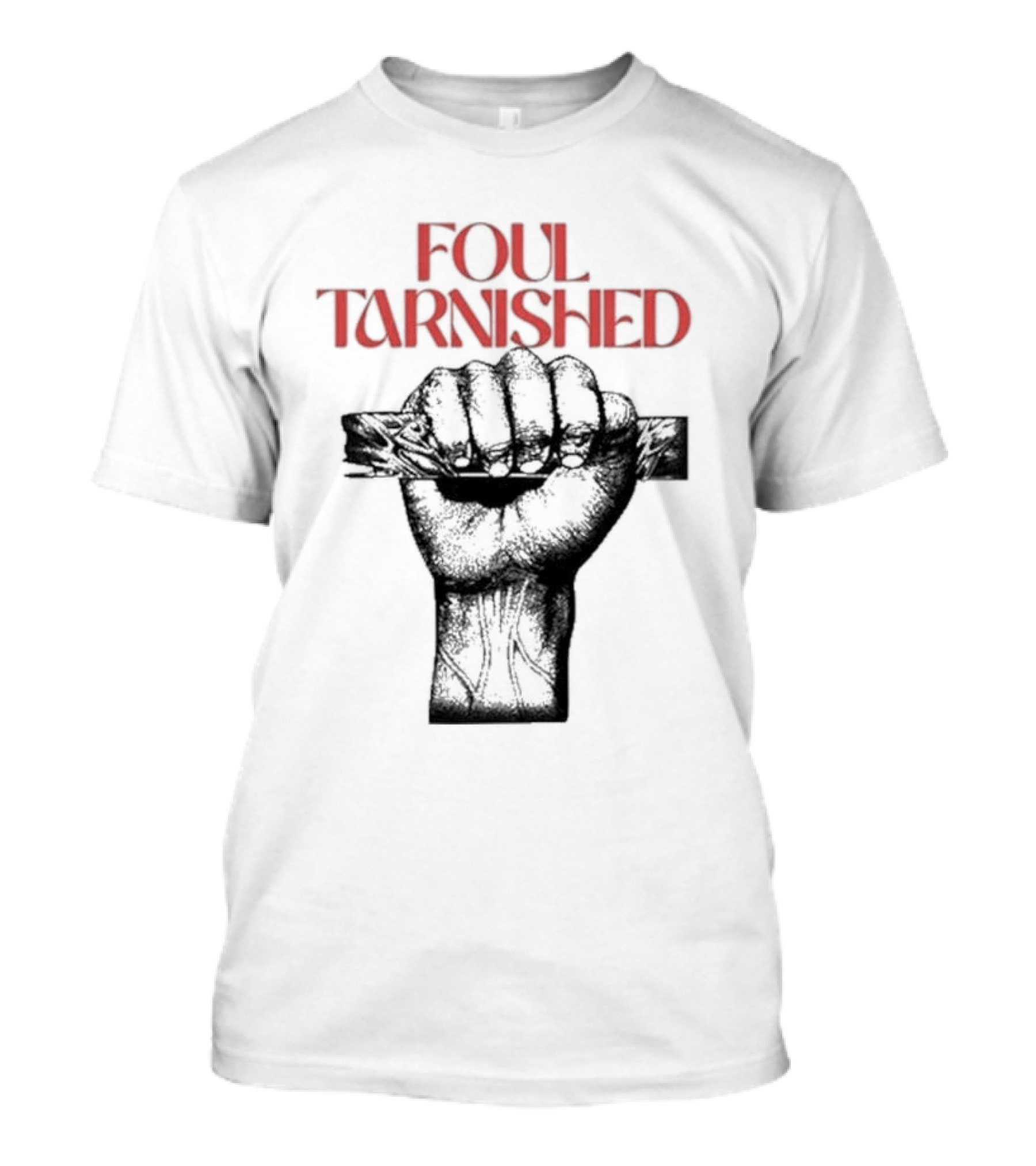 Foul Tarnished Raskolapparel Power Grip Print T-Shirt
