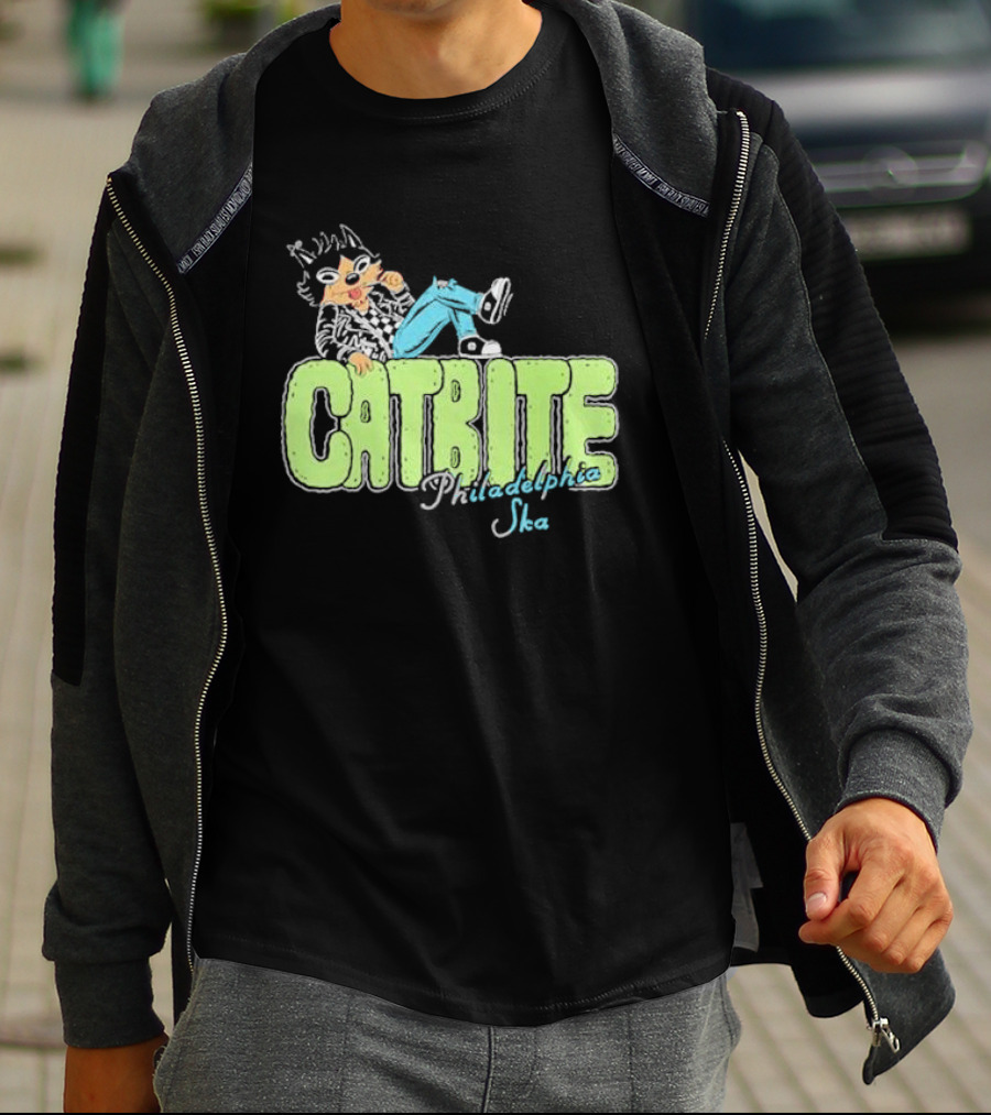 Cool Catbite Philadelphia Ska 2.0 Mineral Wash T-Shirt