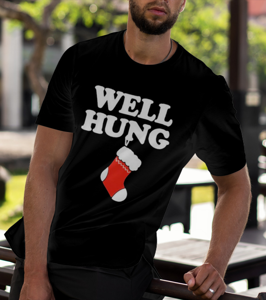 Danny Duncan Well Hung Holiday Stocking T-Shirt