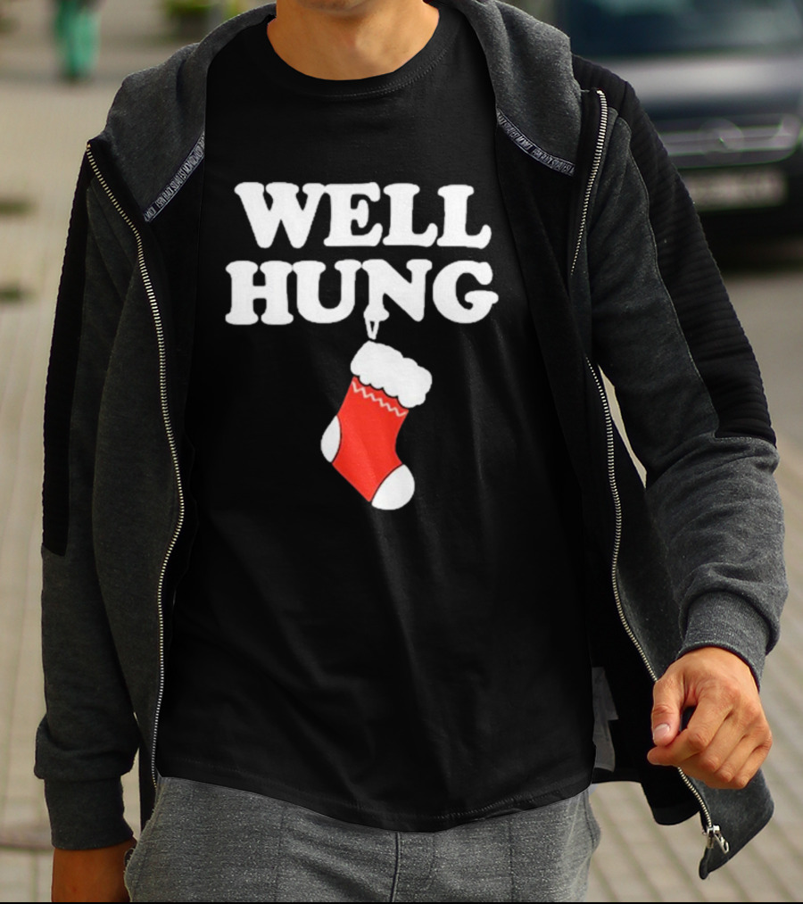 Danny Duncan Well Hung Holiday Stocking T-Shirt