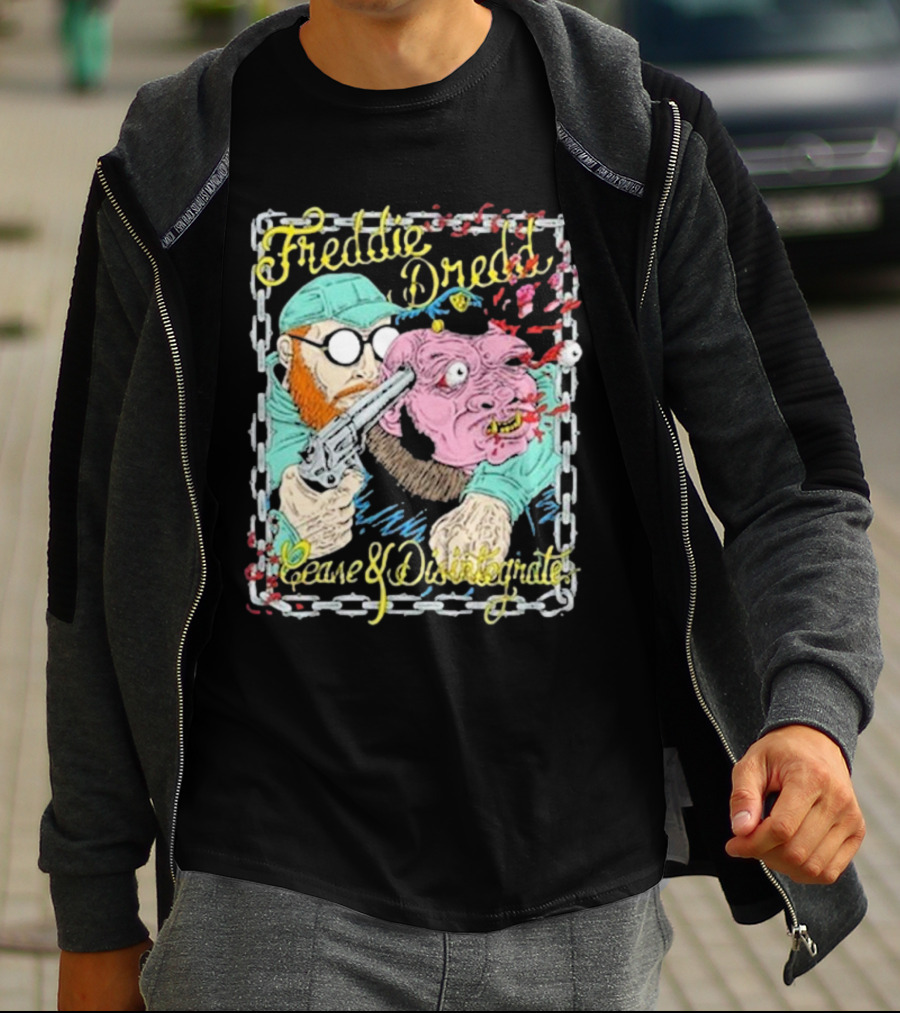 Freddie Dredd Cease And Disintegrate Piggy T-Shirt