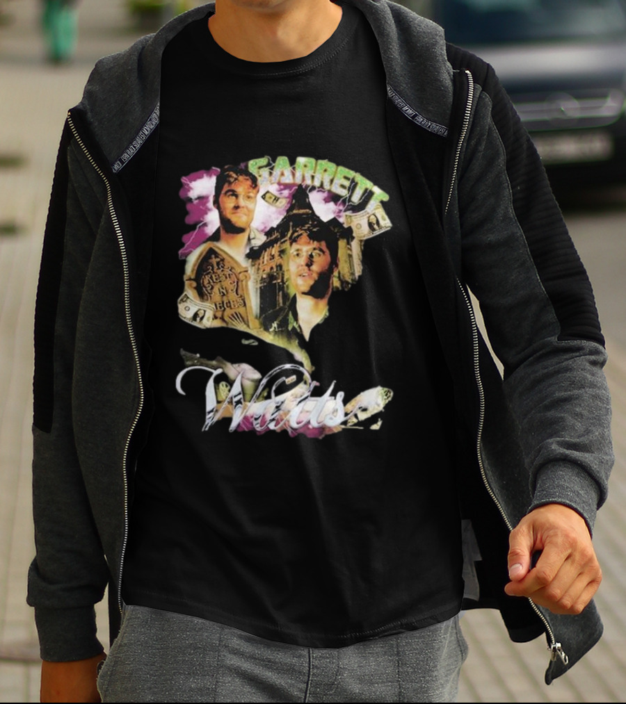 Garett Watts 90's Rap Style Bootleg Design Dollar Bills T-Shirt