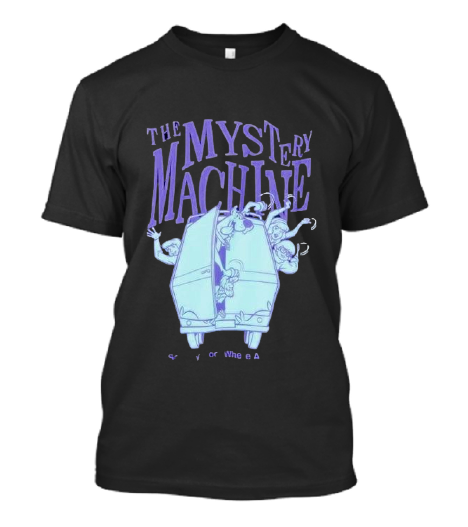 The Mystery Machine Scooby Doo Crew Tonal T-Shirt