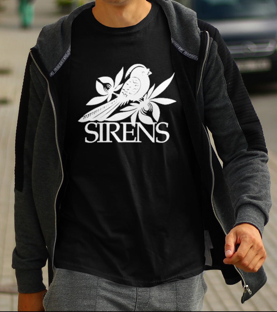Sirens Bird Logo Black T-Shirt