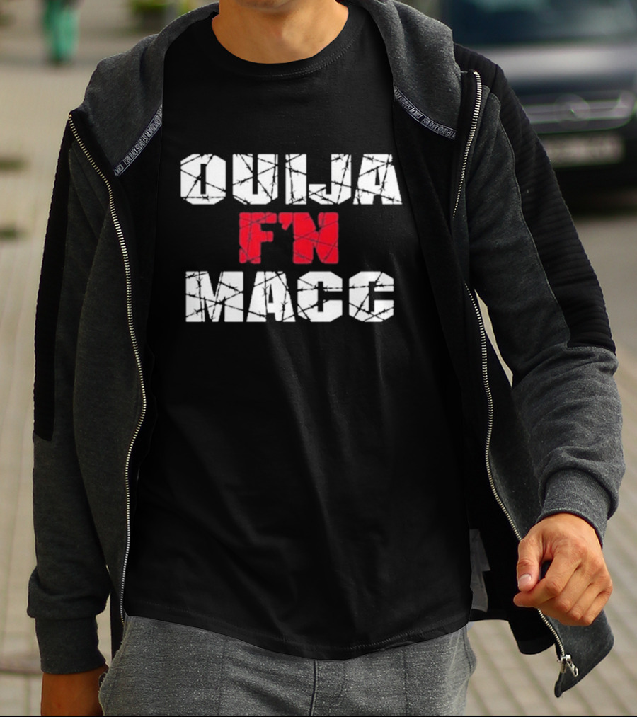 Ouija F’n Macc Grungy White T-Shirt