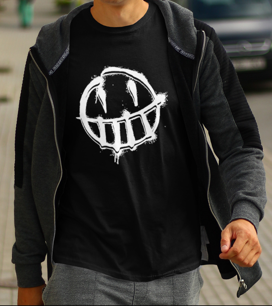 Spencers Online The Boys Graffiti Smiley Face T-Shirt