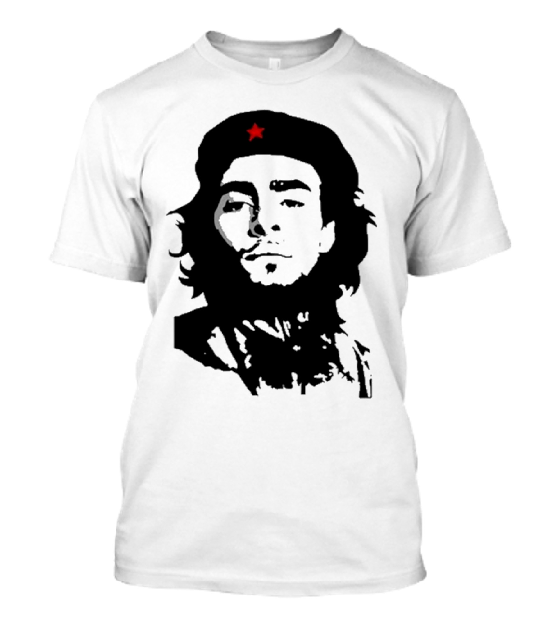 Luigi Mangione Che Guevara Iconic Red Star Beret Face T-Shirt