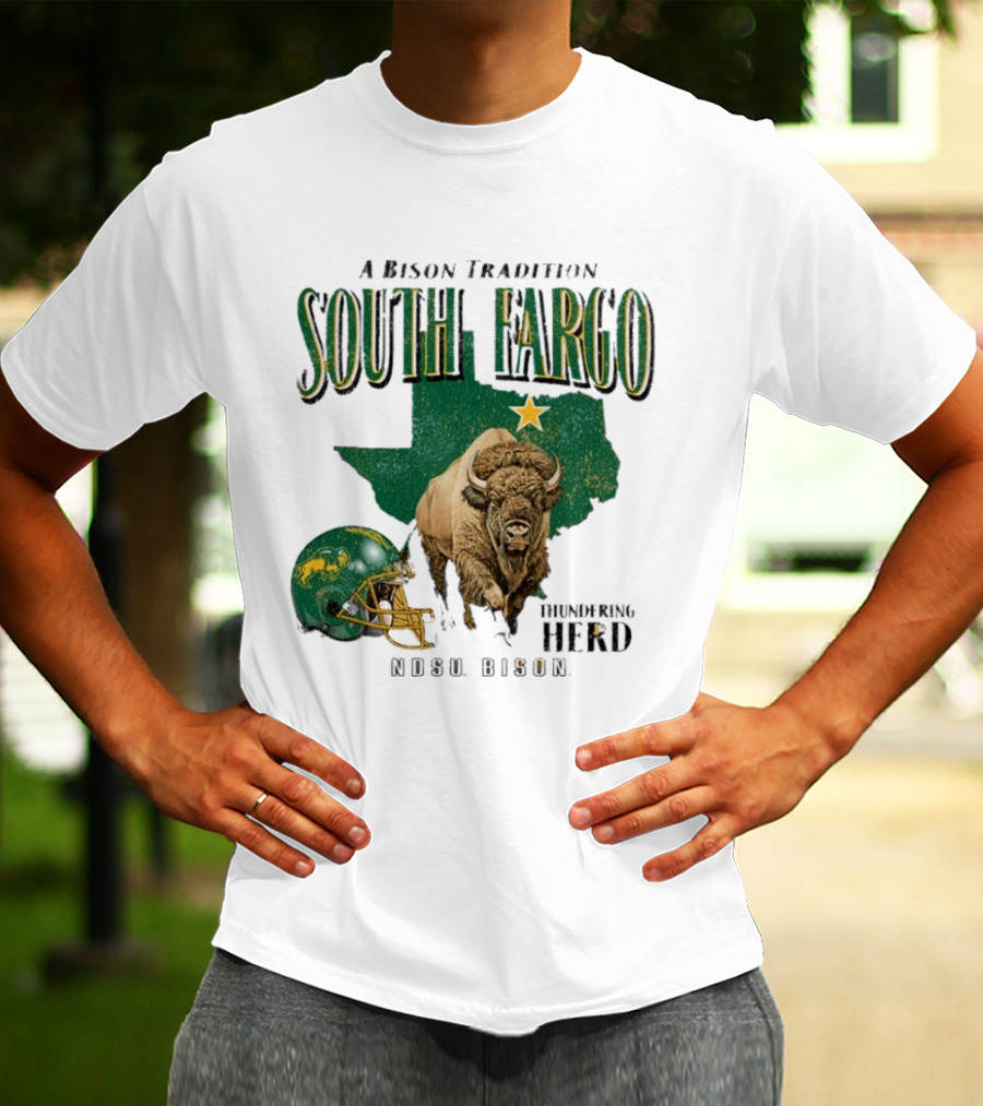 A Bison Tradition South Fargo Thundering Herd NDSU Bison T-Shirt