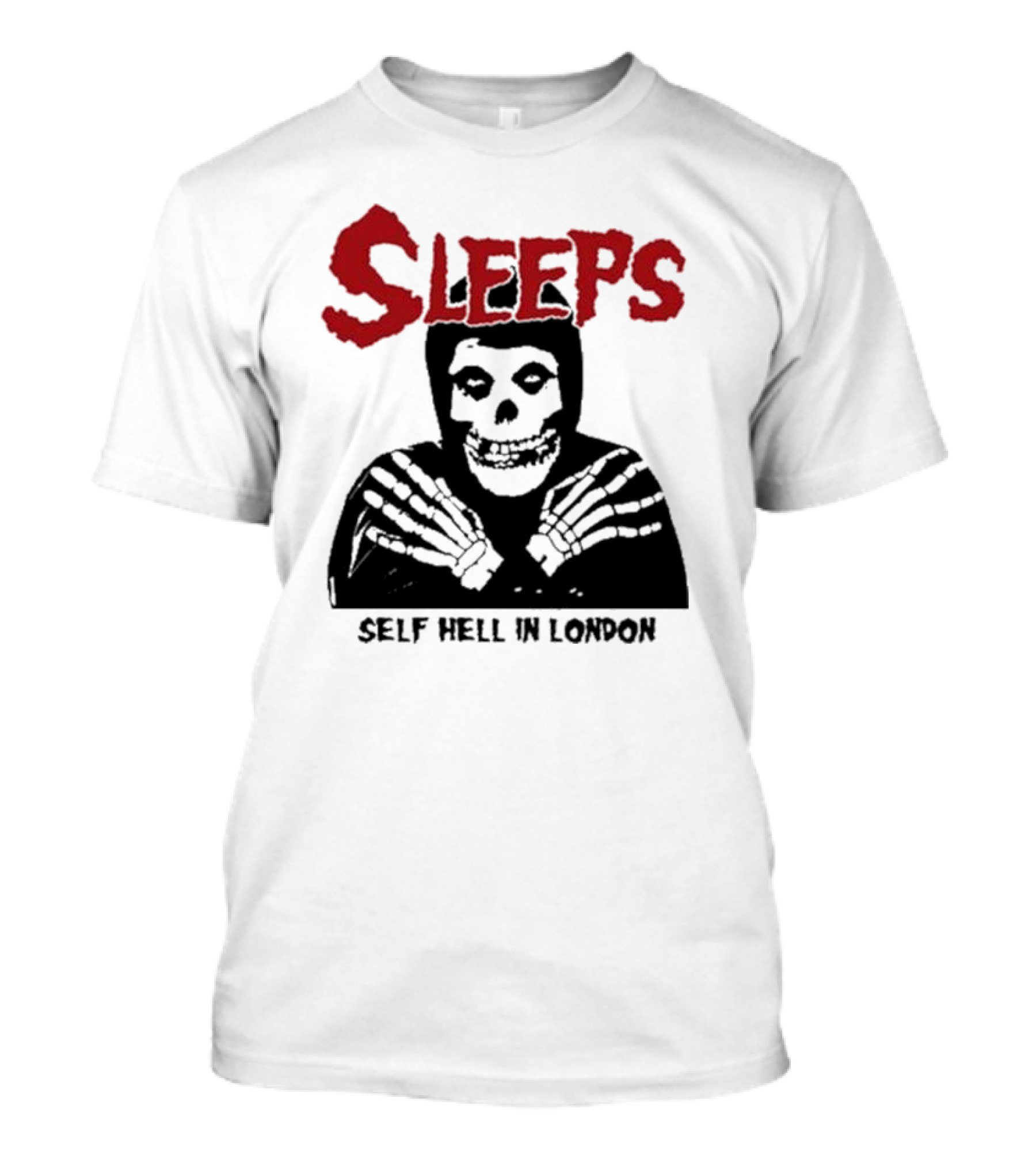 SLEEPS Self Hell In London Skeleton T-Shirt