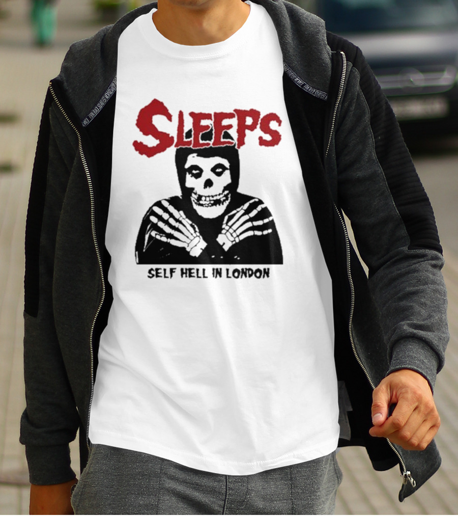 SLEEPS Self Hell In London Skeleton T-Shirt