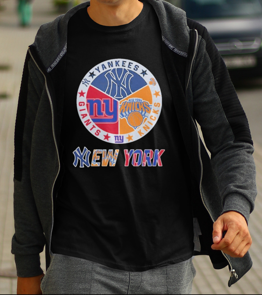 Yankees Giants Knicks New York Sports Teams T-Shirt