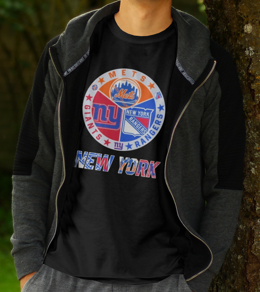 New York Mets Giants Rangers New York T-Shirt