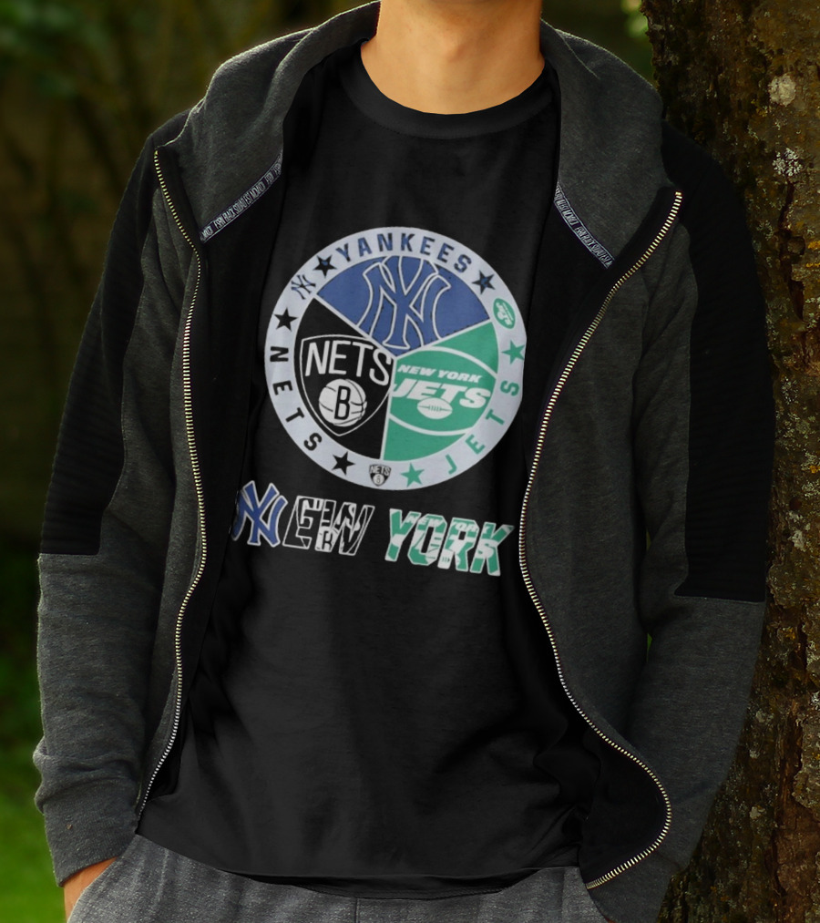 New York Yankees Nets Jets Yankees Nets Jets T-Shirt