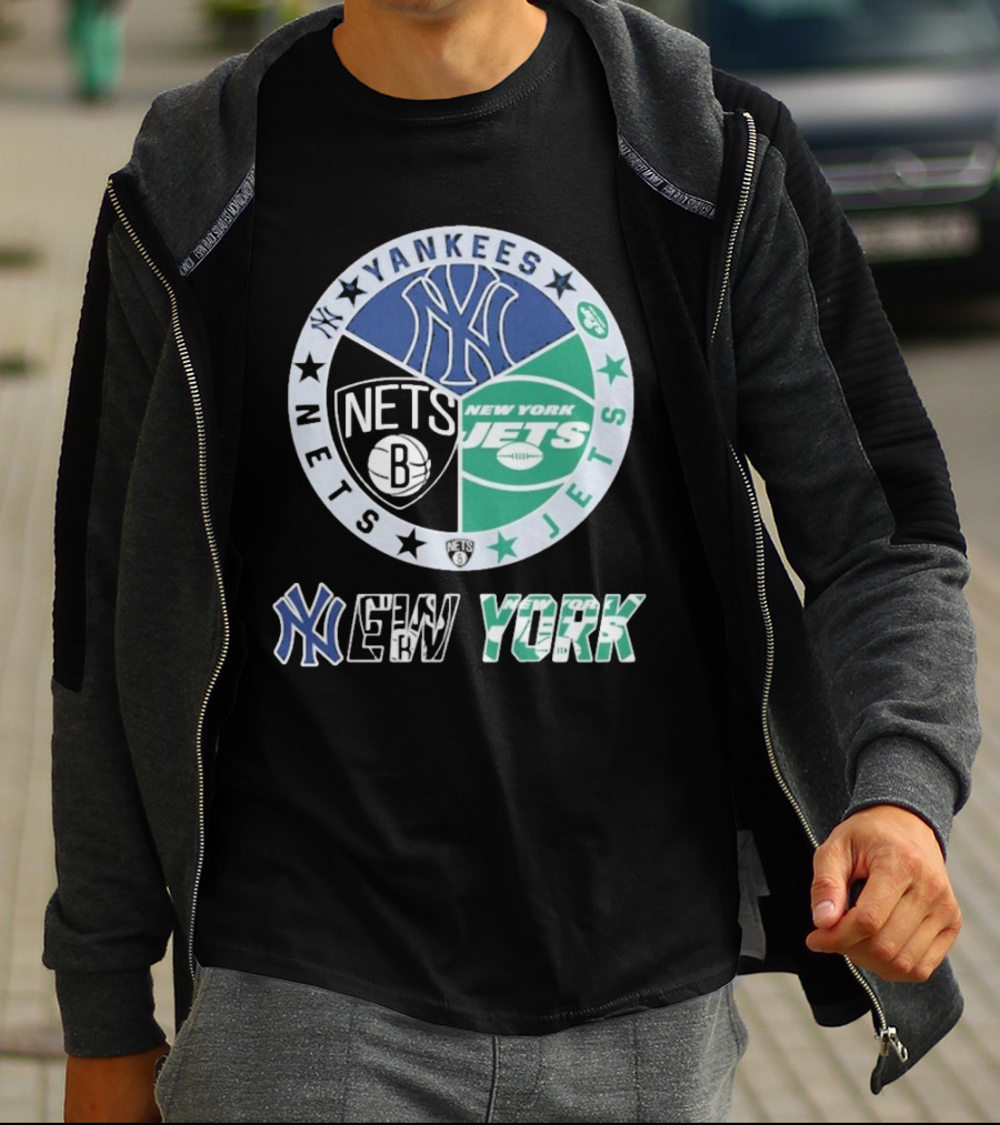 New York Yankees Nets Jets Yankees Nets Jets T-Shirt