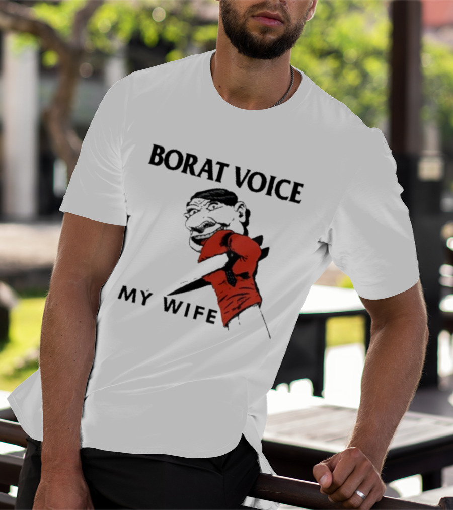 Matt Skiba Borat Voice My Wife Comic T-Shirt