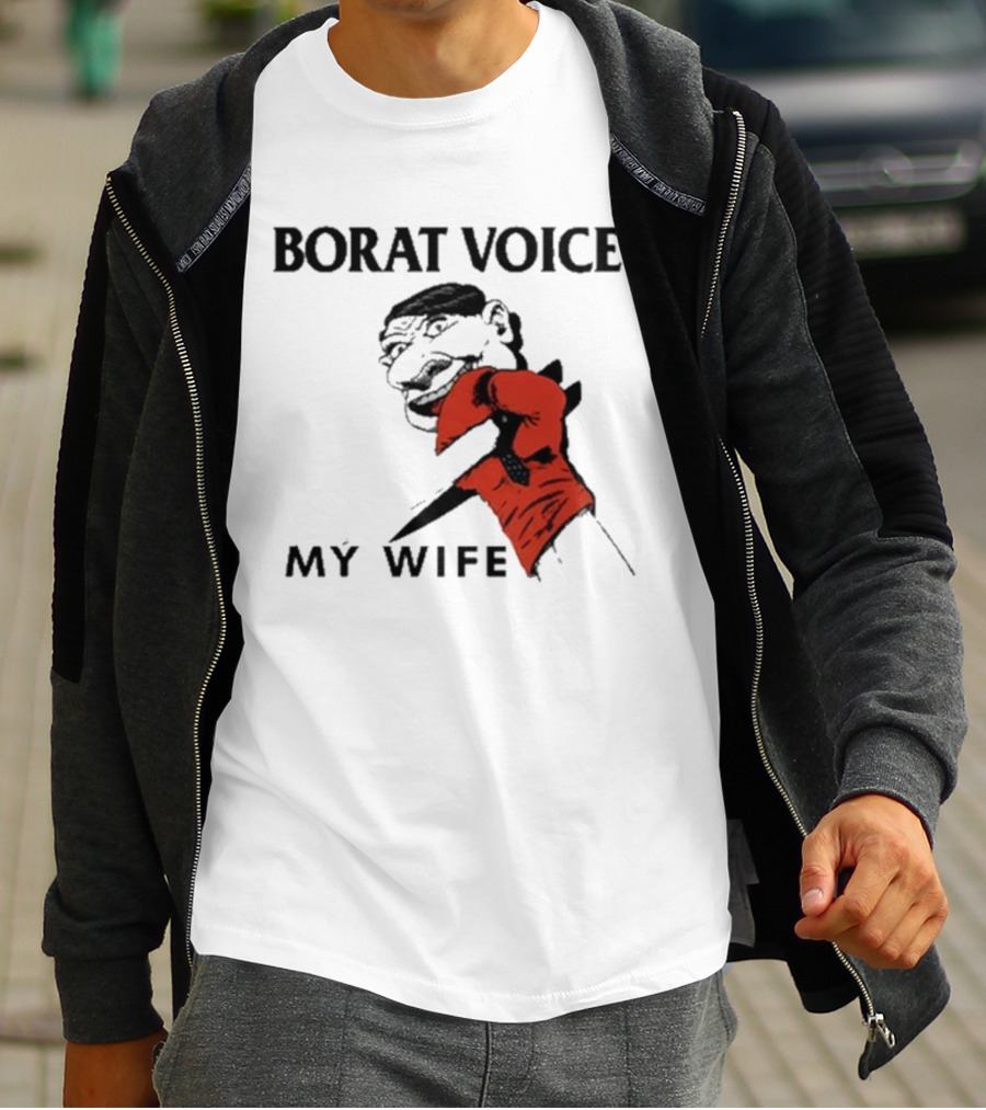 Matt Skiba Borat Voice My Wife Comic T-Shirt