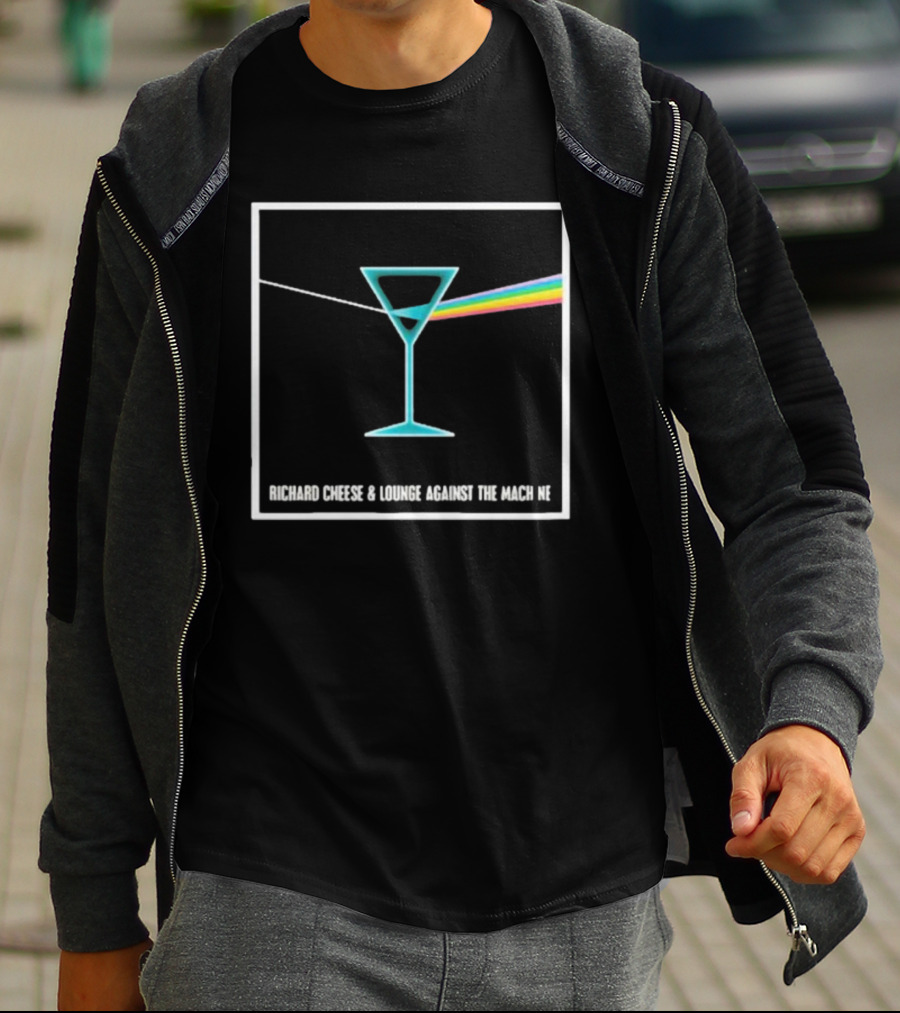 Richard Cheese Lounge Against The Machine Martini Prism T-Shirt