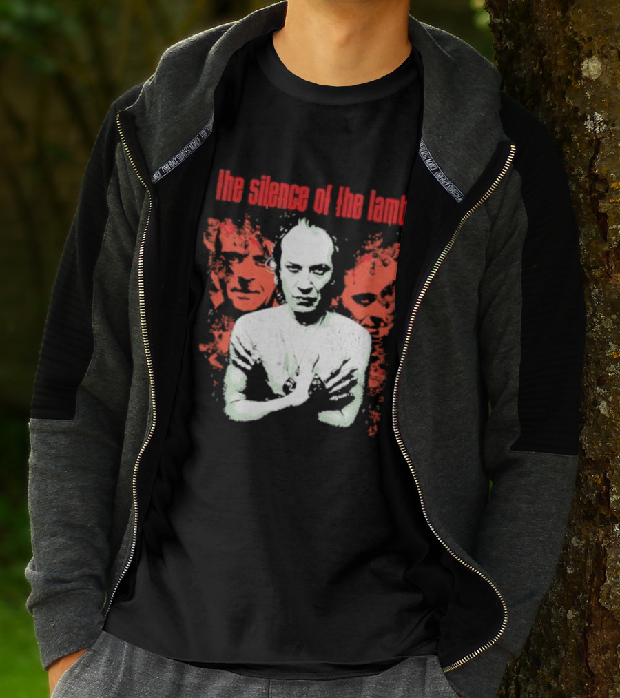 The Silence Of The Lambs Red Faces White Figure T-Shirt