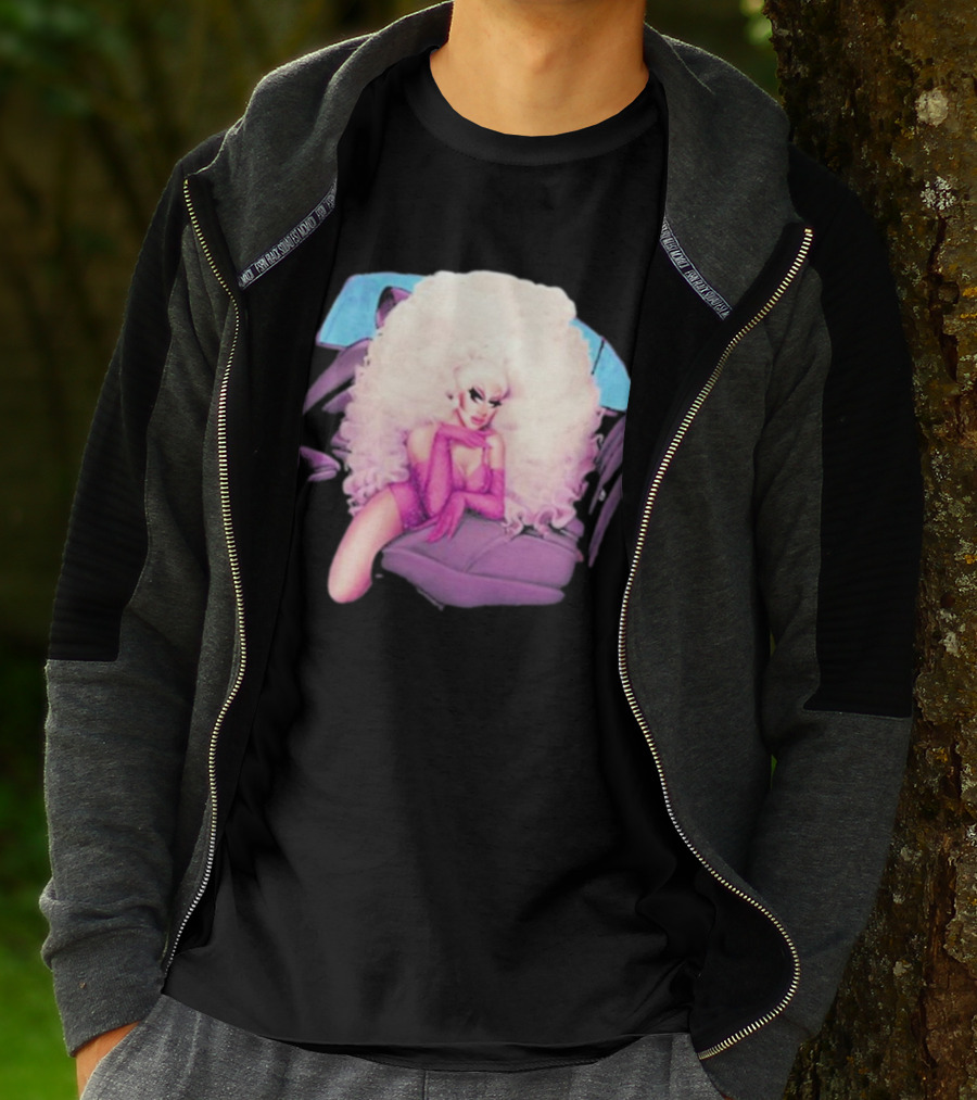 Trixie Mattel Glamorous Blonde Drag In Backseat T-Shirt
