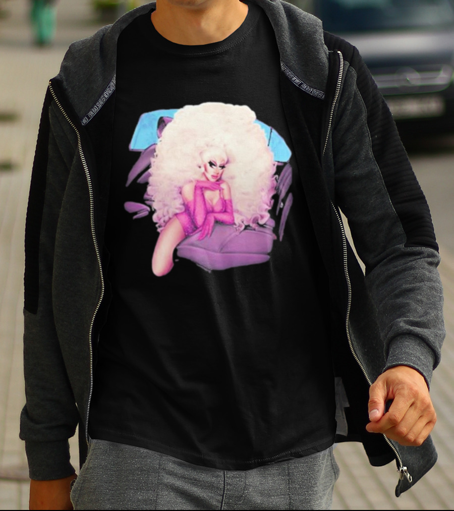 Trixie Mattel Glamorous Blonde Drag In Backseat T-Shirt