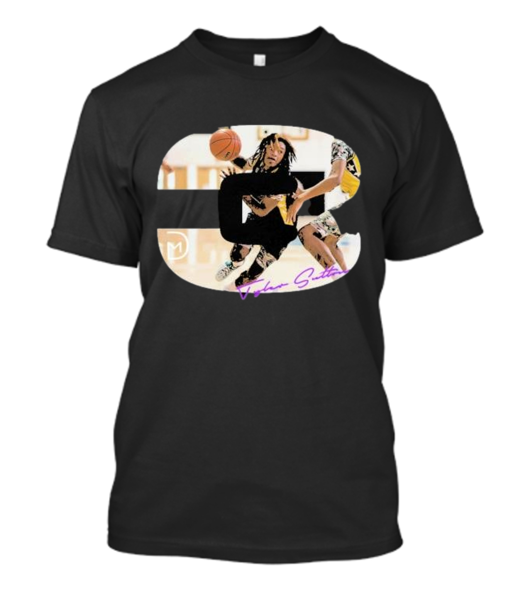 Tyler Sutton Basketball Crossover Signature T-Shirt